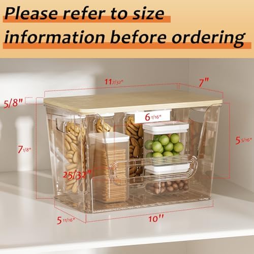 Delamu 2 Set Pantry Organizers and Storage, Trash Bag Holder Under Sink Organizer for 4-13 Gal Bags, Trash Bag Dispenser