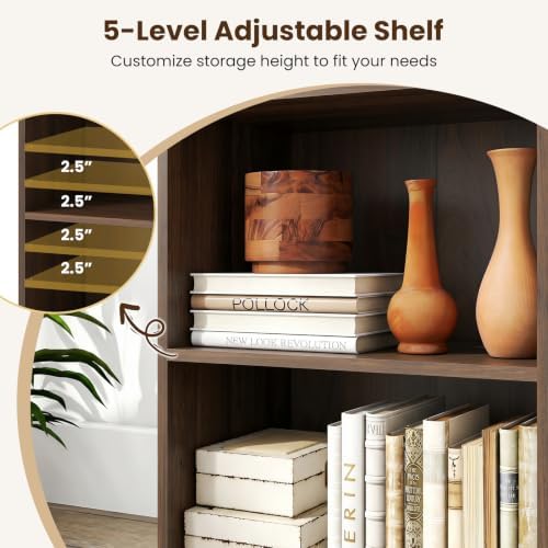 GIANTEX 2-Cube Bookshelf, 2-Layer Storage Shelf Bookcase