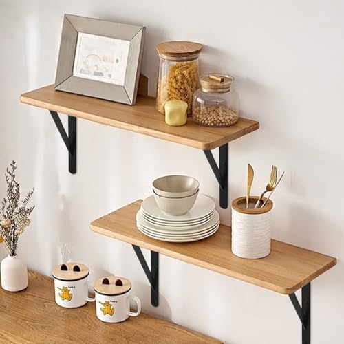 20 Pack L5 x H 3" Black Heavy Duty Shelf Brackets with Screws Metal Shelf Brackets Shelf Support Angle Brackets for Shel