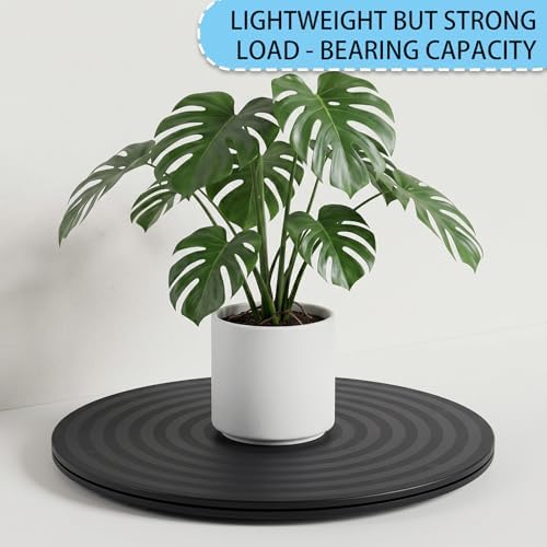 1 Pack 14 Inch Lazy Susan Turntable Heavy Duty Rotating Platform Smooth 360 Swivel for Tabletop, Monitor, Crafts, and TV