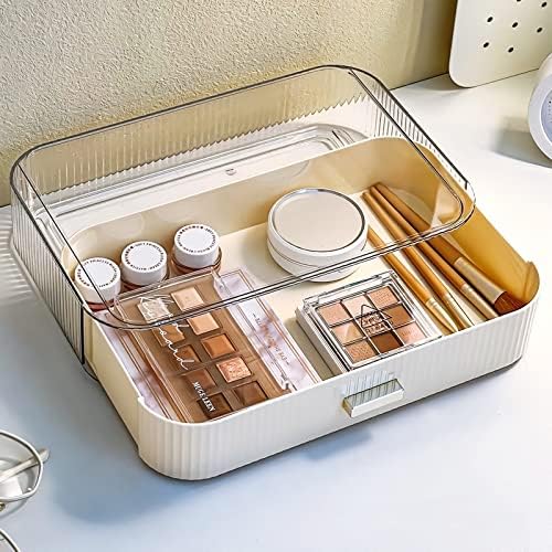 Stackable Plastic Organizer Big & Spacious Drawer | Organize Eyeshadow Palettes, Cosmetics, and Beauty Supplies on a Van