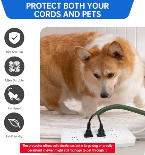 Split Braided Cable Sleeve，Flexible Wire Loom Tubing, Automotive Cord Protector Pet Proof, Cable Management for Computer