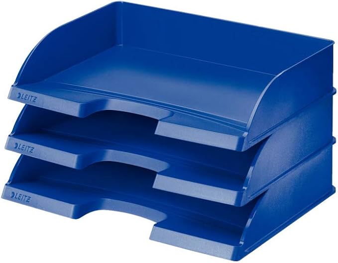 Leitz 52190085 Jumbo Plus Letter Tray A4 Landscape Grey Extra High Polystyrene