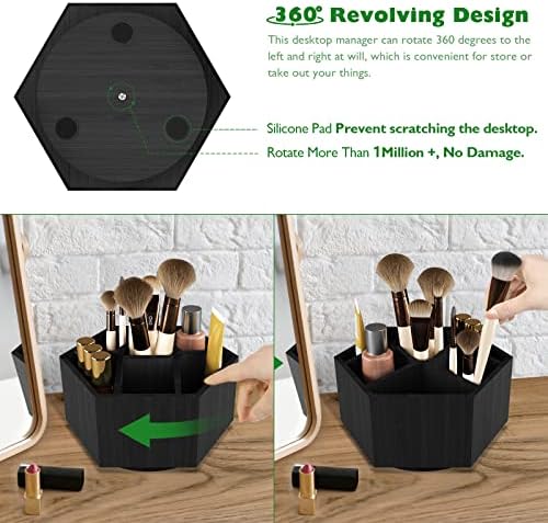 Colored Pen Pencil Holder Organizer for Desk with 7 Compartments