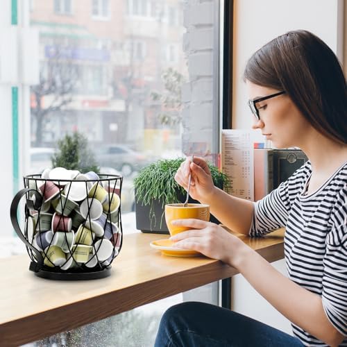Coffee Pod Holders for K Cups, Basket for Coffee Pods for Counter