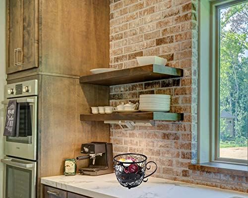 Coffee Pod Holder Large Capacity K Cup Holder, Multiuse Coffee Station Organizer, Espresso Capsule Storage, Wire Basket 