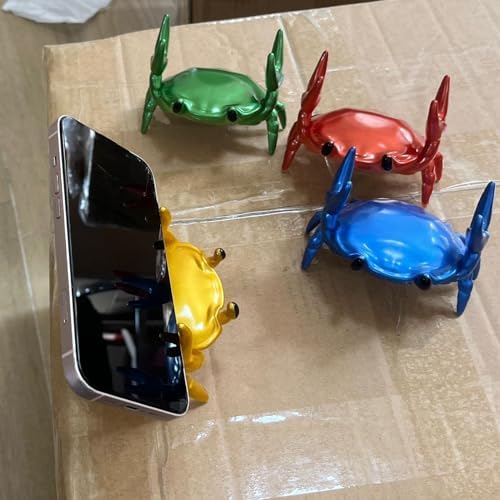 Crab Phone Stand Ornament - Crab Pen & Pencil Holder Caddy in Red