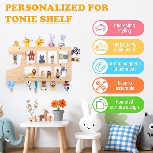 Storage Organizer Wall Shelf for Tonies Box Figures