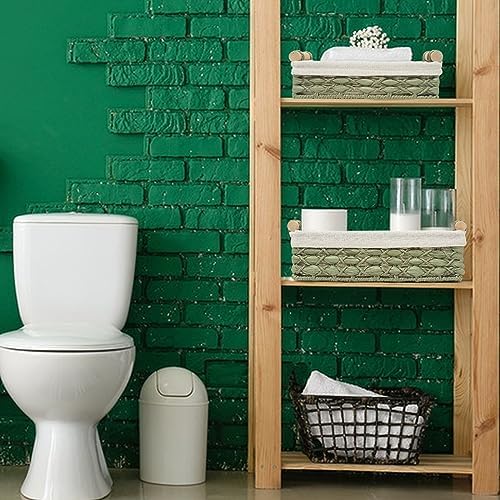 Storage Basket Wicker Baskets for Organizing with Handle Decorative Storage Bins for Countertop Toilet Paper Storage Bas