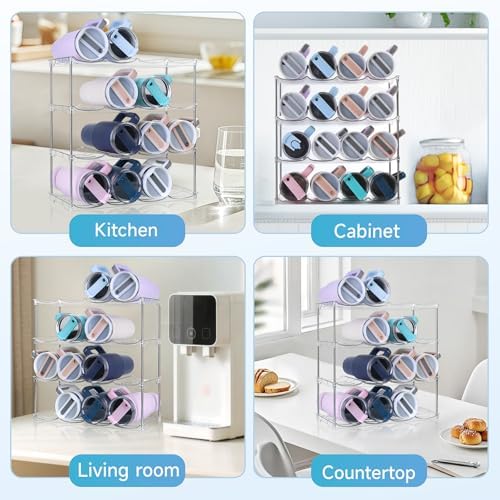 Larger Water Bottle Organizer for Stanley 40 oz Tumbler, Tumbler Organizer