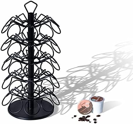 K-Cup Storage Coffee Capsules Pod Holder Carousel Capsule Display Storage for k-cup（45 pods-5 tiers）