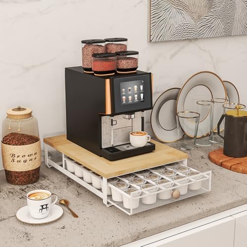 Sedegn Coffee Pod Storage Drawer: Holds 35 K-Cup Pods Coffee Pod Organizer
