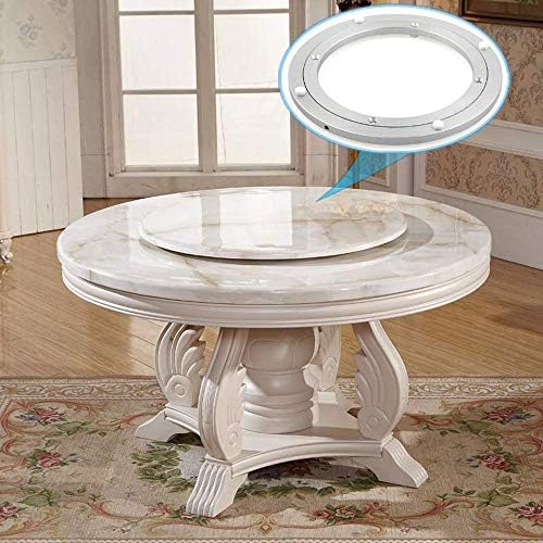 Aluminum Heavy Duty Lazy Susan Rotating Turntable Bearing Swivel Plate Hardware for Dining-Table (8 inch)
