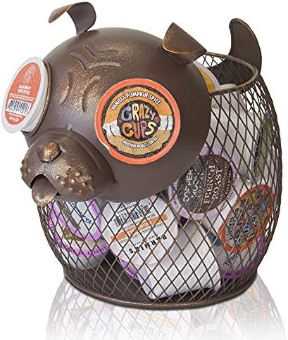 Made Easy Kit Coffee Pod Organizer - Home Coffee Bar Functional Décor - Café Station Countertop Storage Accessories (Bul