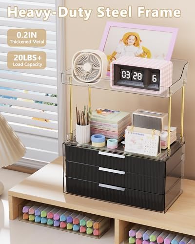 Anylady Bathroom Organizers and Storage, Makeup Organizer (Sturdy Durable Attractive), Ideal for Vanity, Countertop, Cou