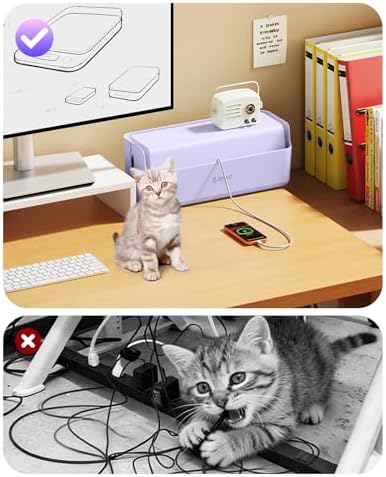 ORICO Cable Management Box, Keeping Cords Tidy and Protected from Damage