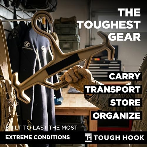 Tough Hook ID Heavy Duty Identification Hanger, USA Made, 1 Pack Black