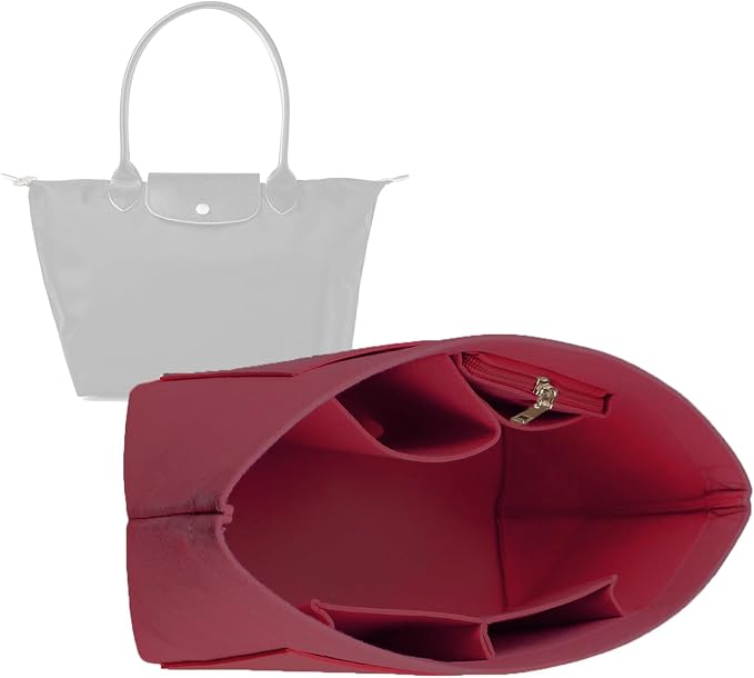 Lckaey Purse Organizer Insert for lle pliage organizer insert Handbags Organizer 1012claret2-M
