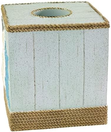 Avanti Linens - Tissue Box Cover, Standard Size Tissue Holder for Home