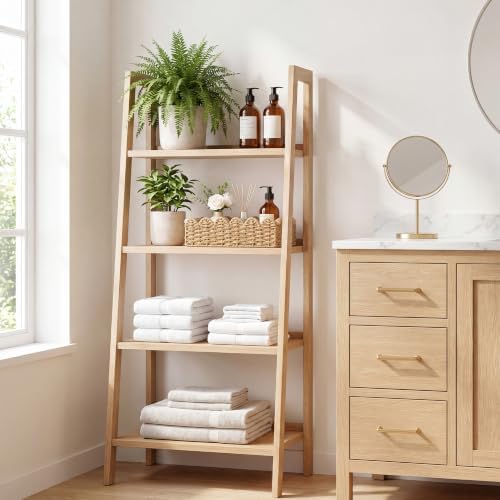 StorageWorks Toilet Paper Storage Basket, Toilet Basket with Wooden Handles
