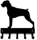 Boxer (Natural Ears) Key Holder with 5 Hooks Small 6" | 5 Hooks, Made in USA