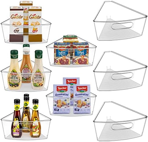 JEISSLIA Lazy Susan Cabinet Organizer Bins for 26"/ 28"/ 32" Diameter