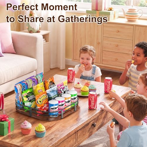12" Large Lazy Susan Turntable Organizer -Rotating Spice Rack for Table Top