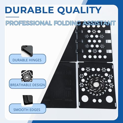 2 Pack Shirt Folding Board Laundry Organizer, Clothes Folding Board, Laundry Folding Table, Plastic Durable Fast Easy Ma