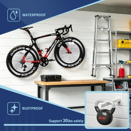 16 Pack Heavy Duty Tube Slatwall Shelf Brackets, Metal Tubular Slat Wall Brackets with Lip, Slatwall Accessories for Gar