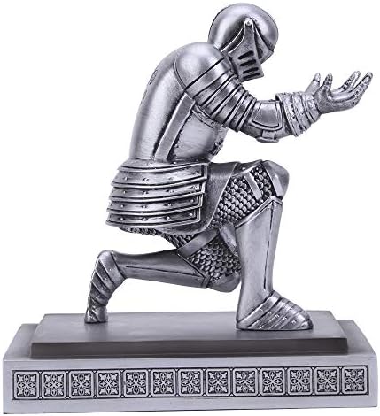 Knight Pen Holder Desk Organizers and Accessories as Gift Silver