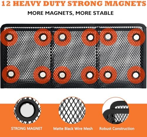 Magnetic Pencil Holder Whiteboard Pen Holder Locker Accessories (3-Slot*1)