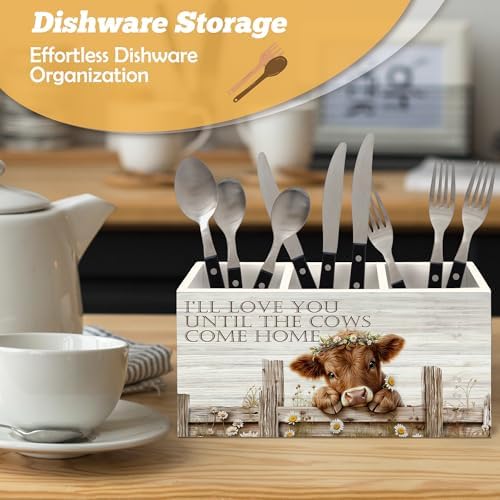 Highland Cow Gifts Pen Holder Organizer for Desk Accessories