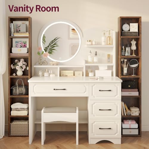 Tall Book Shelf,6-Tier Bookshelf Storage Shelves,68 Inch Bookcase