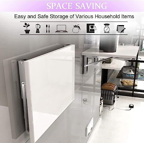 4Pcs 18" Folding Shelf Brackets, Shelf Brackets Max. Load 550 lb Collapsible Heavy Duty Stainless Steel DIY Wall Mounted