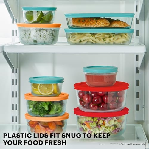 Pyrex Simply Store (12-Pack) Glass Food Storage Containers Set