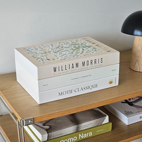 Book Shape Decorative Cable Management Box - Expandable Cable Organizer Box with Magnetic Closure for Home & Office (Wil