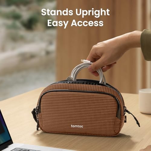 tomtoc Electronic Organizer Travel Case Performance, Dual Compartment Bag