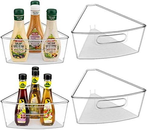 JEISSLIA Lazy Susan Cabinet Organizer Bins for 26"/ 28"/ 32" Diameter