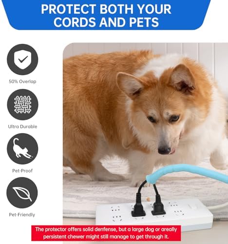 Split Braided Cable Sleeve，Flexible Wire Loom Tubing, Automotive Cord Protector Pet Proof, Cable Management for Computer