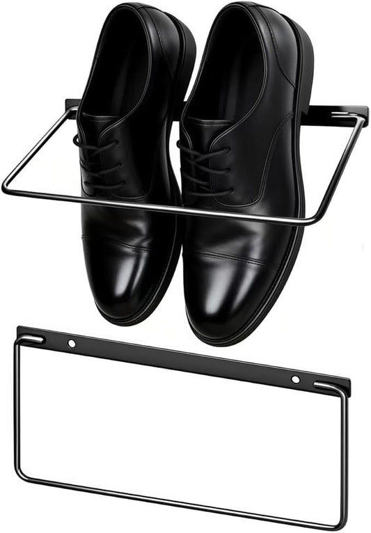 2-Pack Stackable Shoe Rack Organizer, Space-Saving Storage Shelves for Closet, Entryway & Bedroom