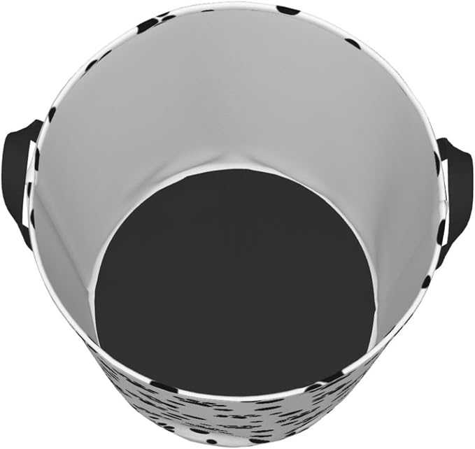 Dalmatian Spot And Paws Dog Laundry Basket,Laundry Hamper,Collapsible Storage Bin, Oxford Fabric Clothes Baskets,Nursery Hamper For Home,Office,Dorm,Gift Basket