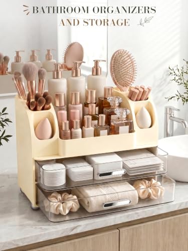 Large Makeup Organizer Countertop for Vanity Skincare Organizers