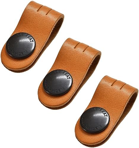 TAVARAT Cord Organizer, Cable Organizer, Charger Organizer, made in Japan, Genuine Leather, Cable Straps, Cable manageme