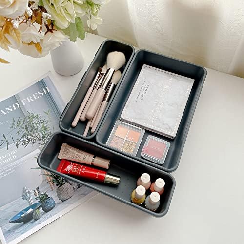 Gonice 13 PCS Drawer Organizer Tray, Interlocking Desk Drawer Organizer