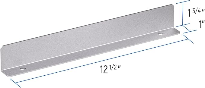 AA Products P-SH-Divider-A Shelf Divider Shelf Accessories Designed for 13" Depth Van Shelving Storage, Set of 3 - Grey