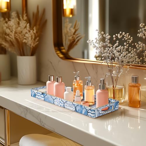 MAONAME Bathroom Vanity for Countertop, Plastic Decorative Trays