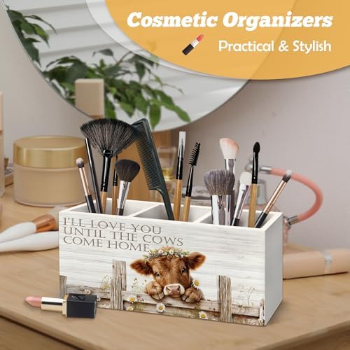 Highland Cow Gifts Pen Holder Organizer for Desk Accessories