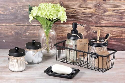 SheeChung Hanging Wall Wire Baskets, Portable Metal Wall Mount Basket