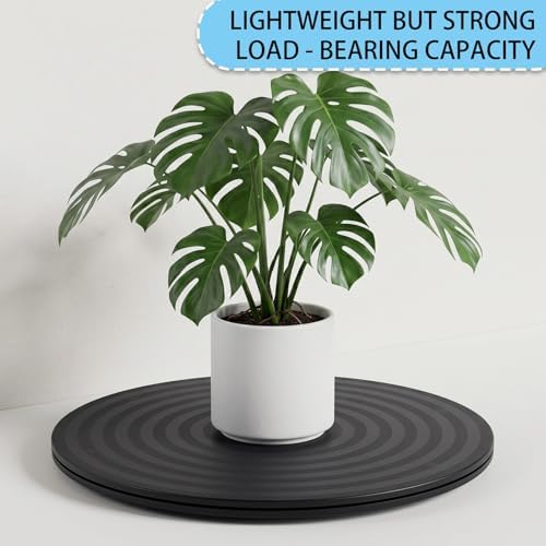 HSTECH 14 Inch Heavy Duty Rotating Swivel Stand - Lazy Susan with Steel Ball Bearings for Model Base/Rotating Plants/Cra