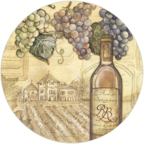 CounterArt Vineyards Glass Lazy Susan